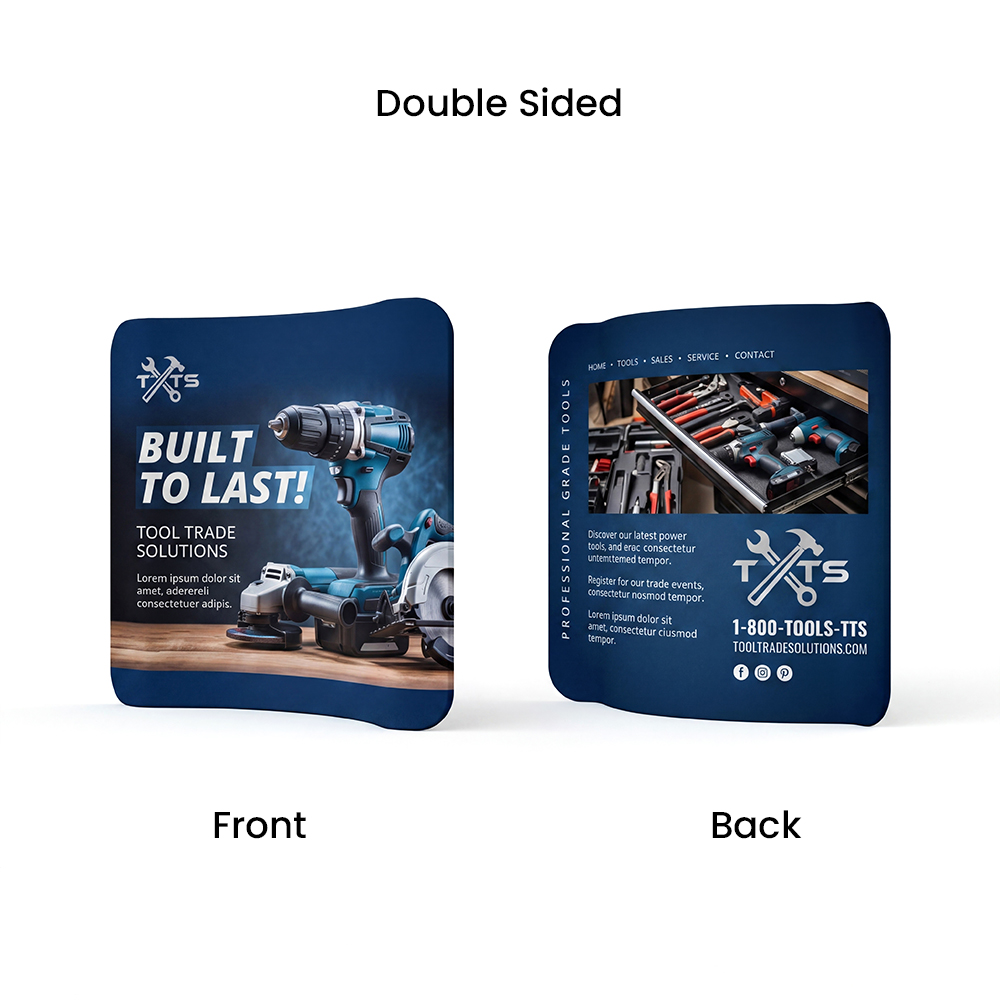 Tension Fabric Display - Curved photo 3