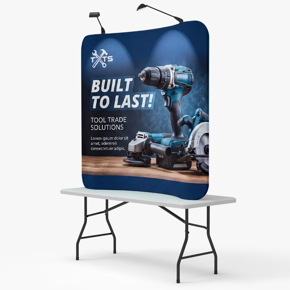 Tension Fabric Display - Curved photo 4