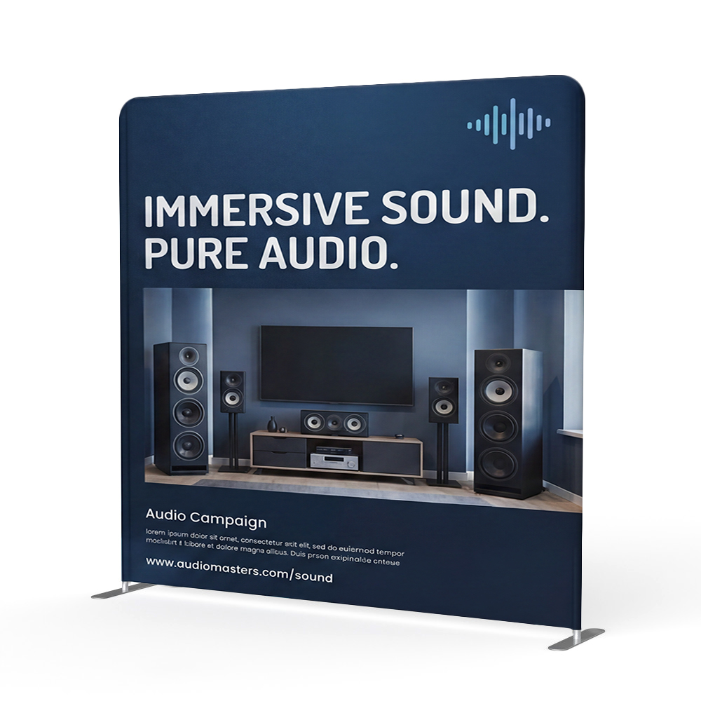 Tension Fabric Display - Straight