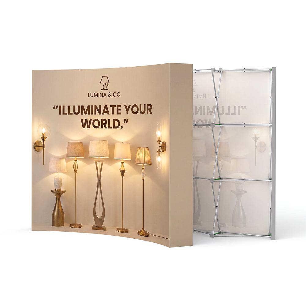 Velcro Pop Up Display - Curved photo 2
