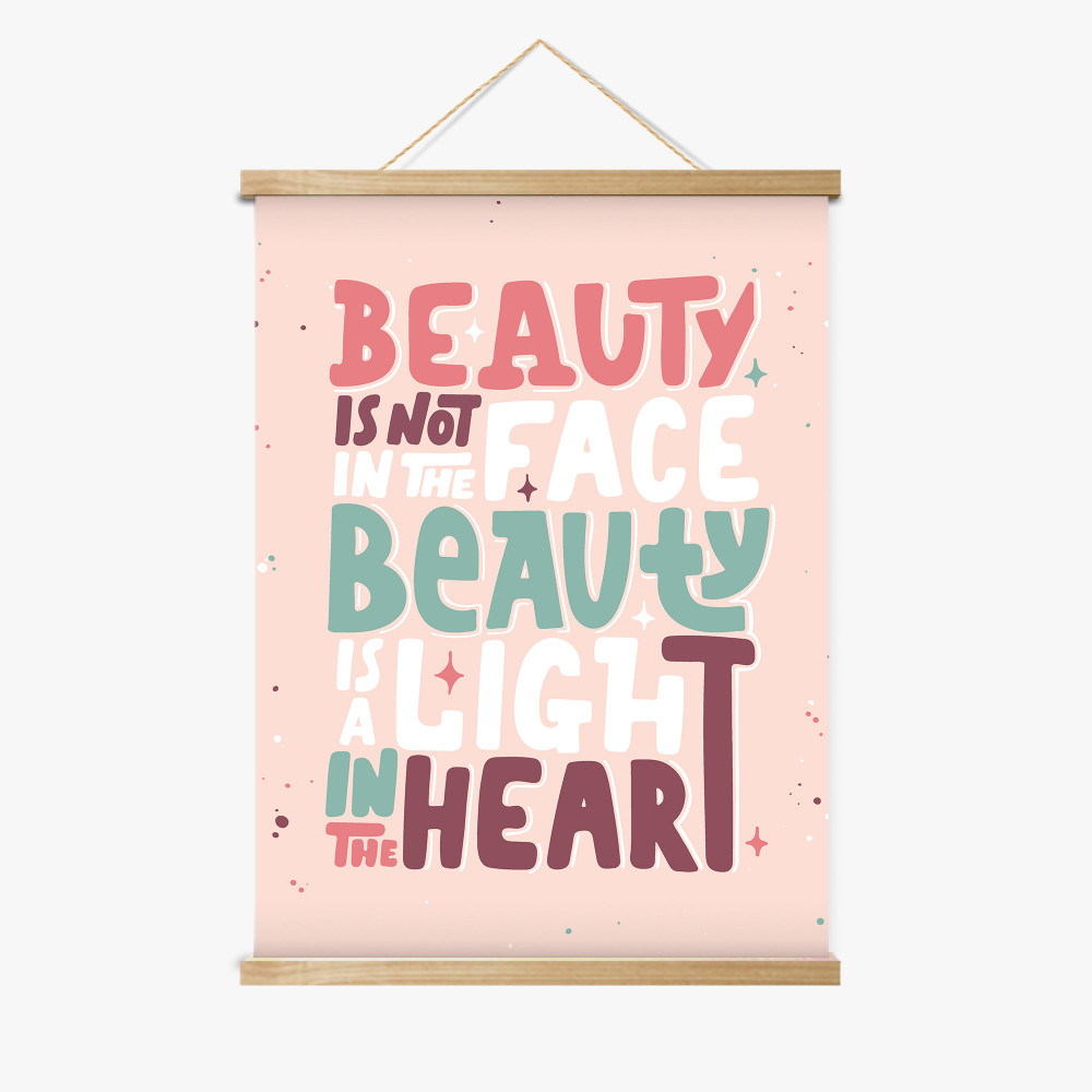 Magnetic Wood Poster Hanger